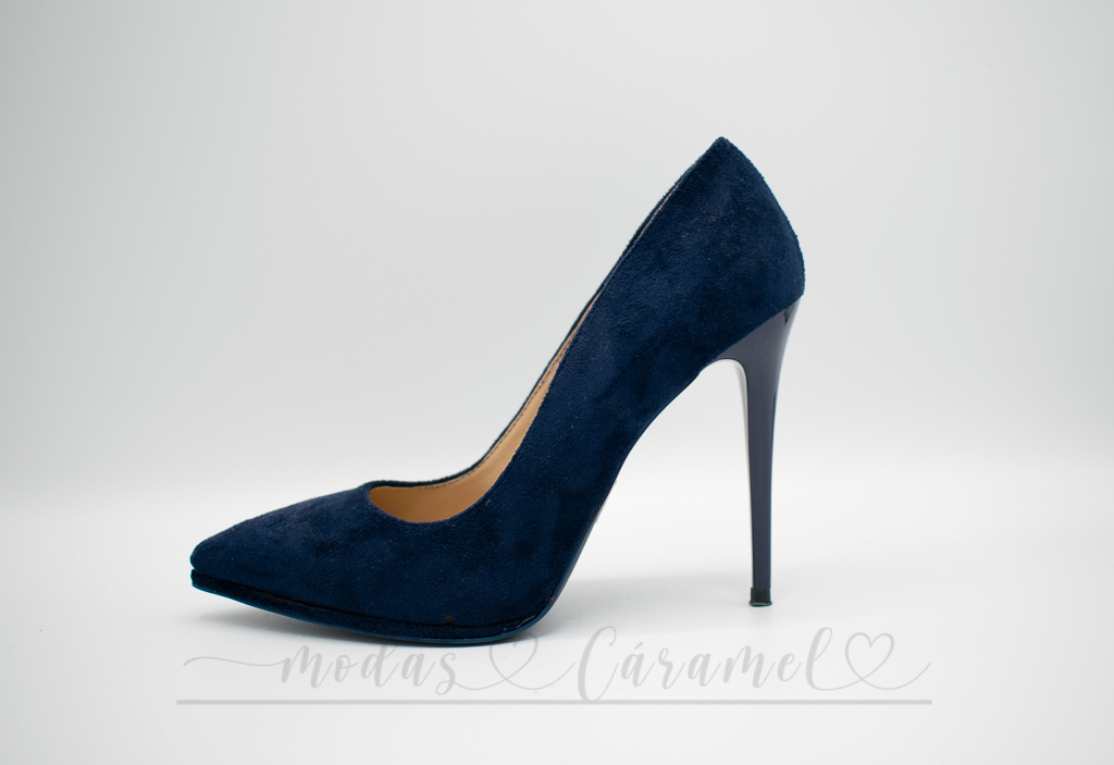 Stiletto Azul Marino - Modas